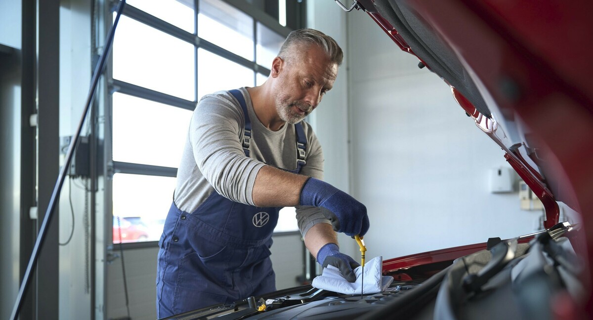 Menjava olja VW